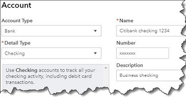 Quickbooks Online Chart Of Accounts Detail Type